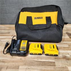 HOUSTON LOCATION - AS-IS DEWALT ATOMIC 20-Volt Lithium-Ion Cordless Brushless (3-Tool) Combo Kit