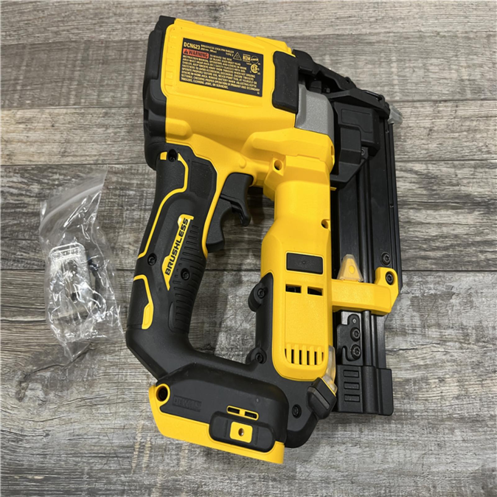 AS-IS DEWALT ATOMIC 20V MAX Lithium Ion Cordless 23 Gauge Pin Nailer (Tool Only)