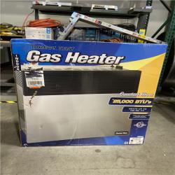 DALLAS LOCATION -Comfort Glow Direct Vent NATURAL Gas Wall Heater/Furnace with Thermostat 25,000 BTU. Professional Vent Kit