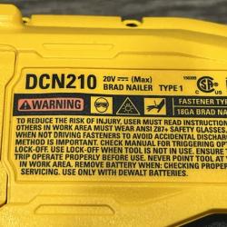 AS-IS DEWALT 20V MAX XR 18 Gauge Cordless Brad Nailer (Tool Only)