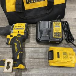AS-IS DEWALT Atomic 20V Lithium-Ion Cordless Compact 1/2 in. Drill/Driver Kit