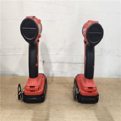 AS-IS- Milwaukee 18V Lithium-Ion Brushless Cordless Compact Drill/Impact Combo Kit