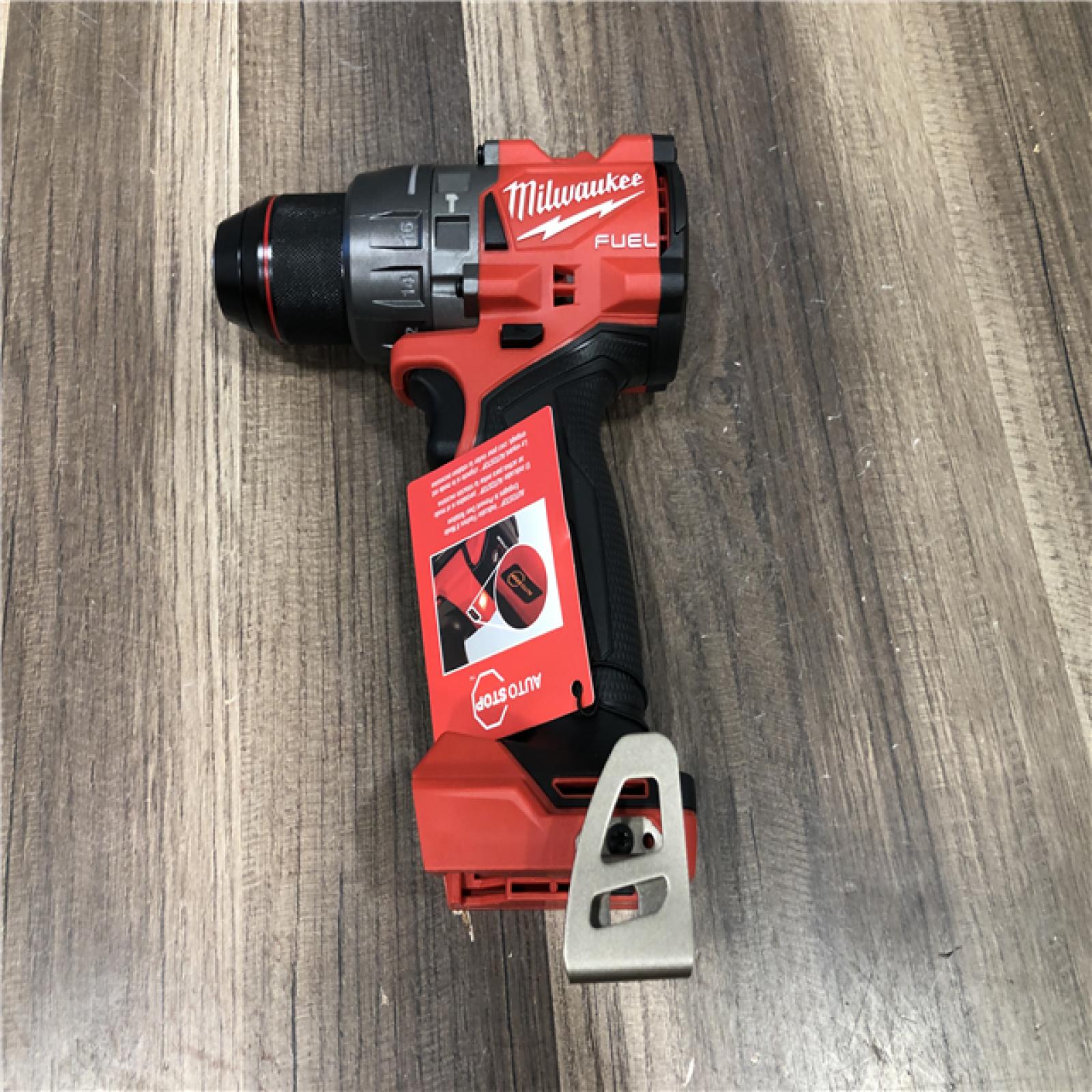 AS-IS Milwaukee FUEL 18V Lithium-Ion Brushless Cordless 1/2 in. Hammer Drill/Driver (Tool-Only)