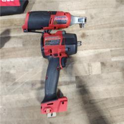 HOUSTON LOCATION - AS-IS MILWAUKEE 2 TOOL COMBO KIT W/ (2) BATTERY & CHARGER
