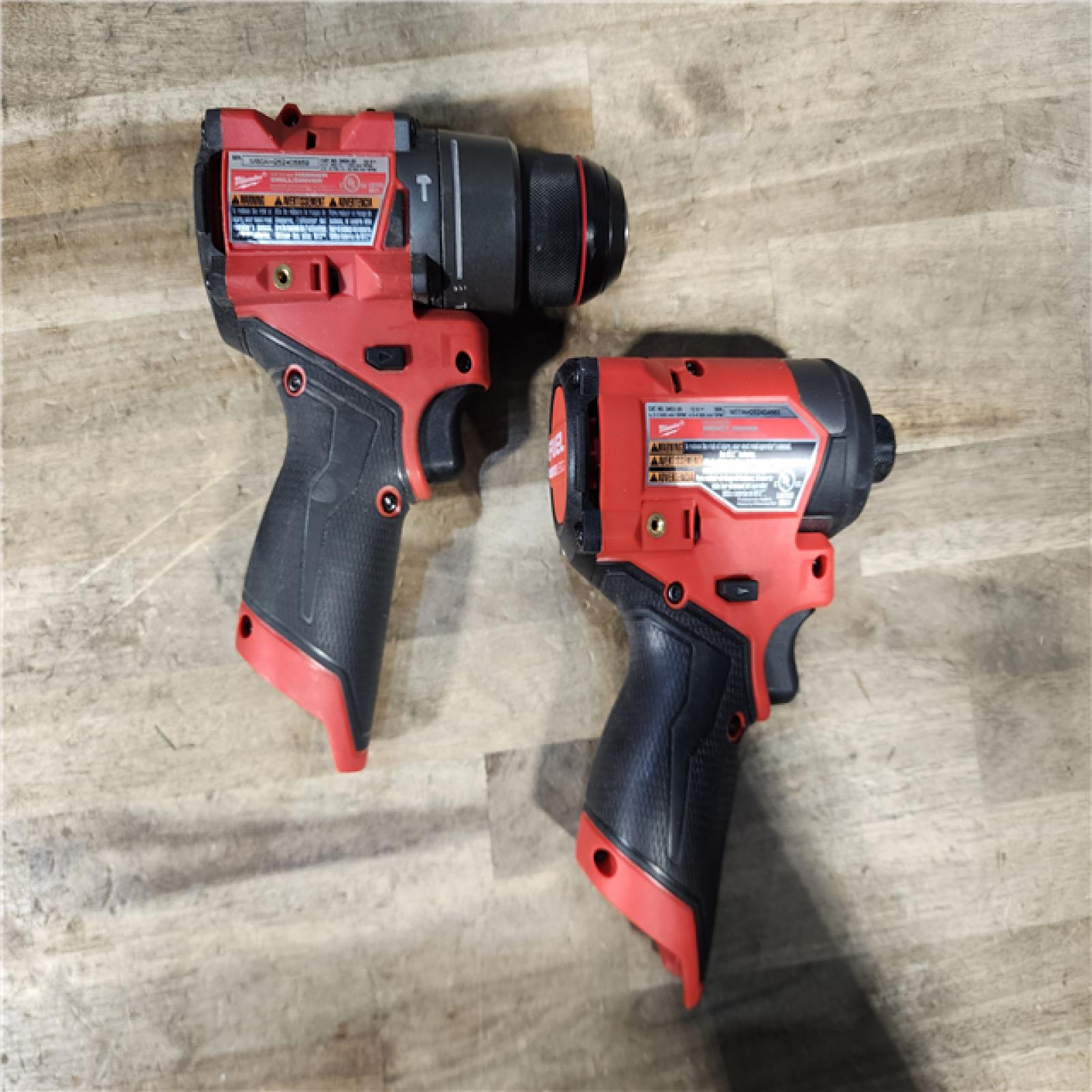 HOUSTON LOCATION - AS-IS Milwaukee 3497-22 12V Brushless Hammer Drill and Impact Driver Combo Kit