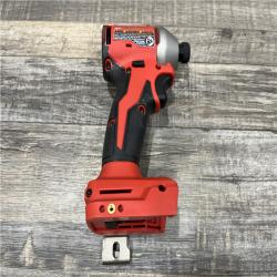 AS-IS Milwaukee 18V Lithium-Ion Compact Brushless Cordless 1/4 in. Impact Driver Kit
