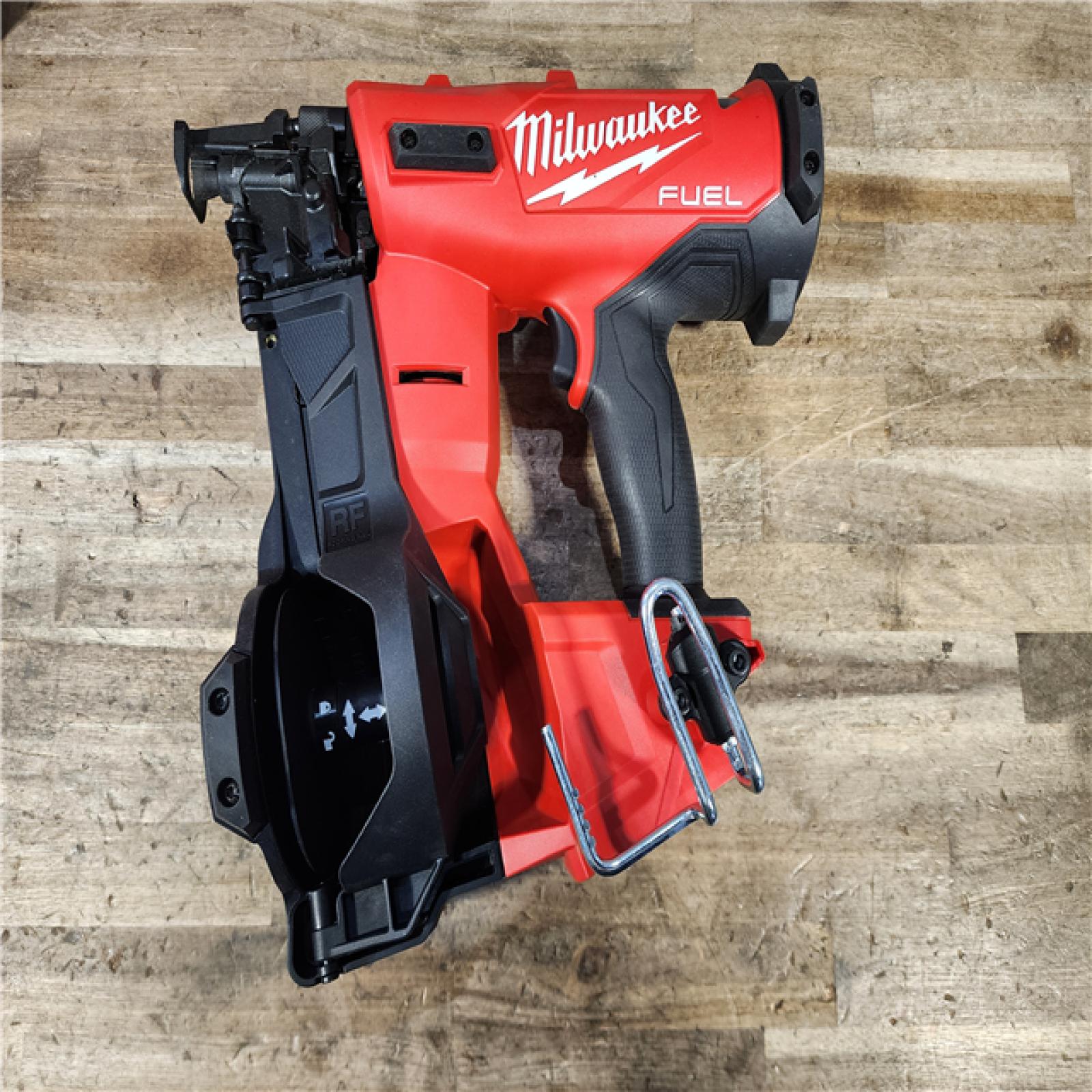 HOUSTON LOCATION - AS-IS Milwaukee FUEL 18-Volt Lithium-Ion Brushless Cordless Coil Roofing Nailer (Tool Only)