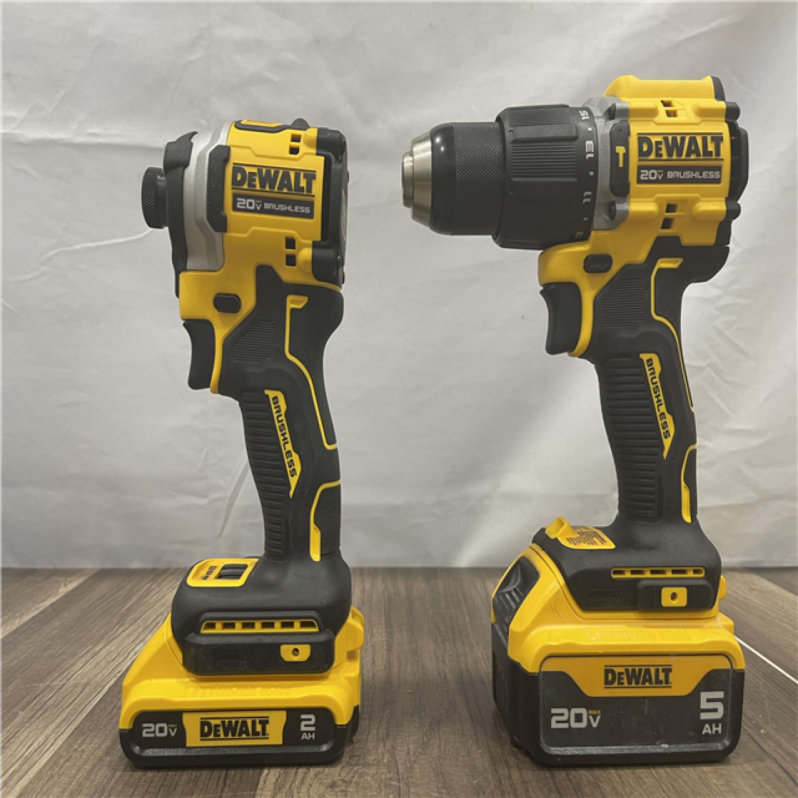 AS-IS DEWALT ATOMIC 20V MAX Lithium-Ion Cordless 2-Tool Combo Kit
