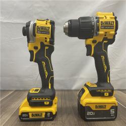 AS-IS DEWALT ATOMIC 20V MAX Lithium-Ion Cordless 2-Tool Combo Kit