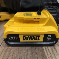 AS-IS DEWALT 20V MAX Lithium-Ion 15-Degree Electric Cordless Roofing Nailer Kit