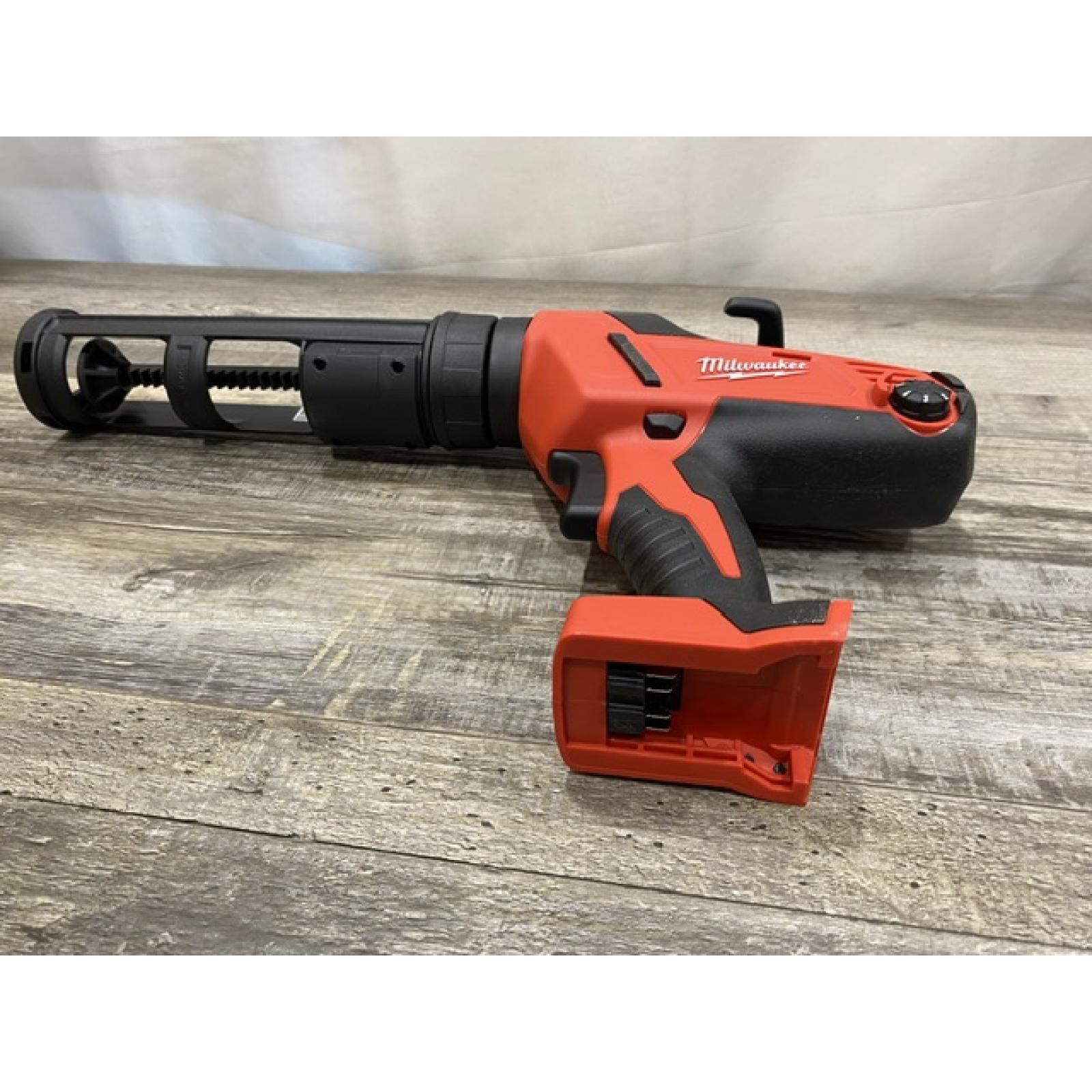 AS-IS Milwaukee 18-Volt Lithium-Ion Cordless 10 oz. Caulk and Adhesive Gun (Tool-Only)