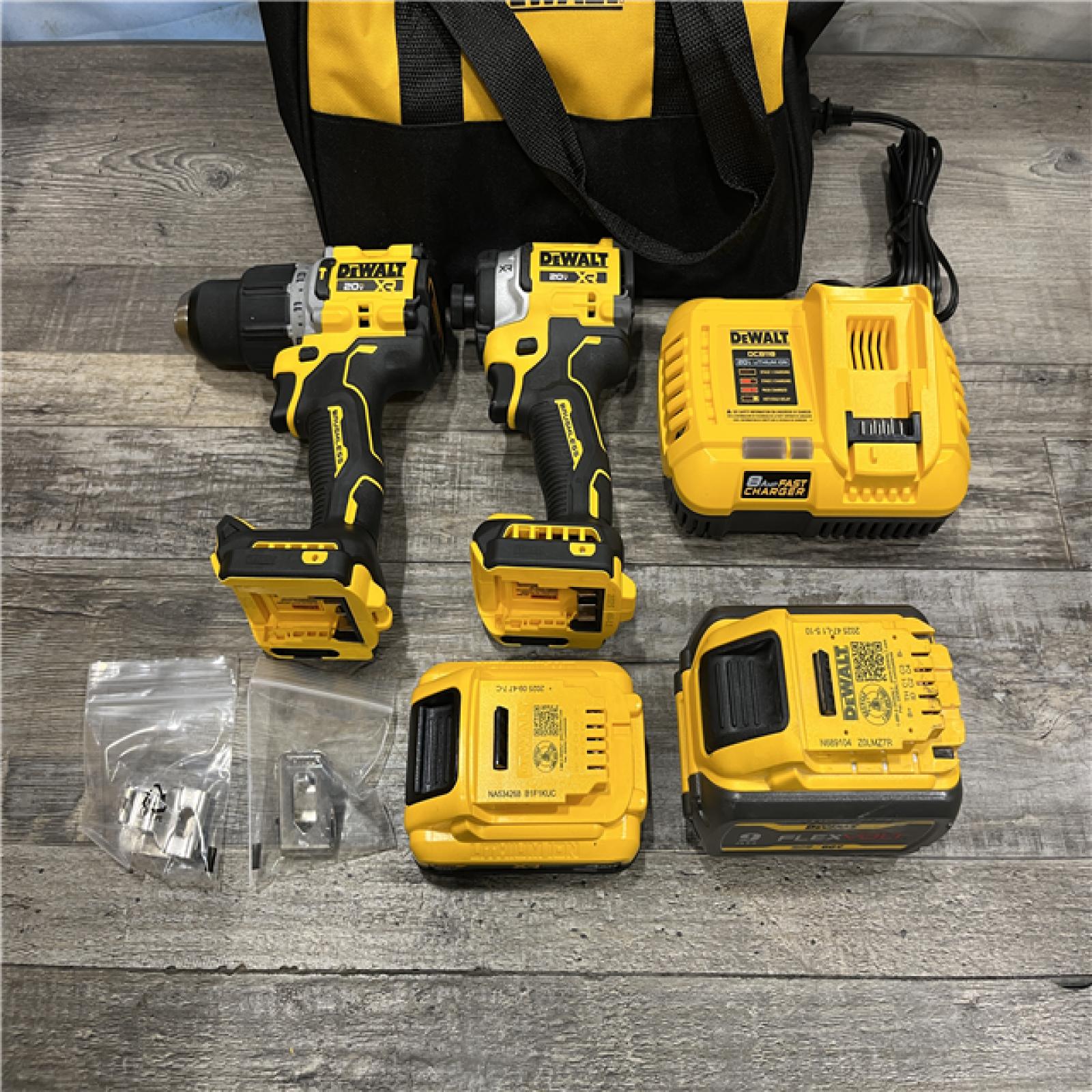 AS-IS DEWALT 20V Lithium-Ion Cordless 2-Tool Combo Kit