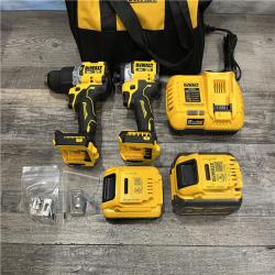 AS-IS DEWALT 20V Lithium-Ion Cordless 2-Tool Combo Kit