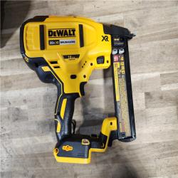 HOUSTON LOCATION - AS-IS DeWALT DCN681D1 20-Volt MAX 18ga Cordless Brushless Narrow Crown Stapler Kit w/ BATTERY & CHARGER