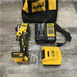 AS-IS DEWALT ATOMIC 20V MAX Lithium-Ion Cordless 1/4 in. Brushless Impact Driver Kit
