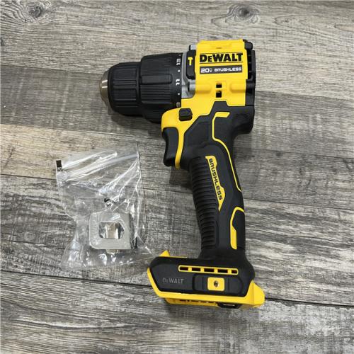 AS-IS DEWALT ATOMIC 20-Volt MAX Brushless Cordless 1/2 in. Hammer Drill (Tool-Only)