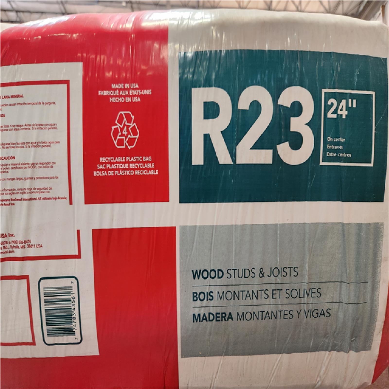 Phoenix AS-IS ROCKWOOL R-23 Comfortbatt 5-1/2 in. x 15 in. x 47 in. Insulation Batt (239 sq.ft.) (6-Bags)