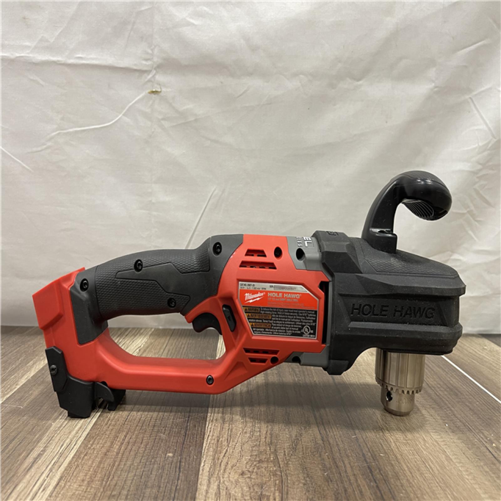 AS-IS Milwaukee M18 FUEL GEN II 18V Lithium-Ion Brushless Cordless 1/2 in. Hole Hawg Right Angle Drill (Tool-Only)