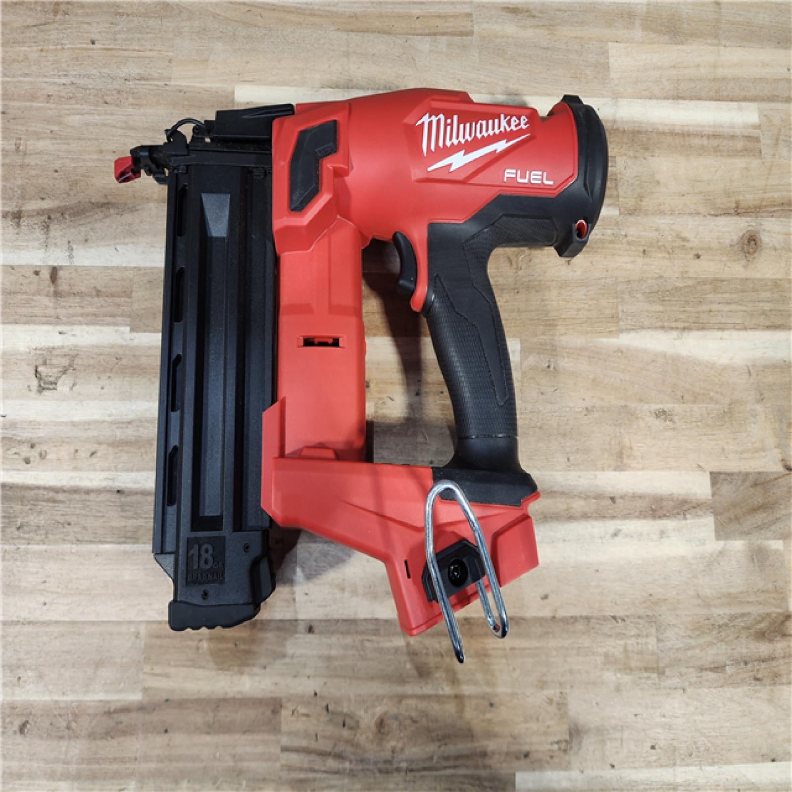 HOUSTON LOCATION - AS-IS (APPEARS LIKE NEW) Milwaukee  FUEL 18-Volt Lithium-Ion Brushless Cordless Gen II 18-Gauge Brad Nailer (Tool-Only)