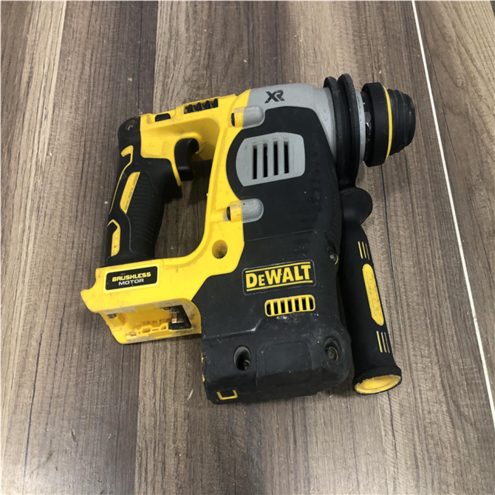 AS-IS DEWALT 20V MAX XR Cordless Brushless 1 in. SDS Plus L-Shape Rotary Hammer (Tool Only)