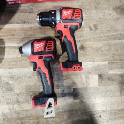 HOUSTON LOCATION - AS-IS Milwaukee M18 Brushed Cordless (2-Tool) Drill/Driver and Impact Driver Kit