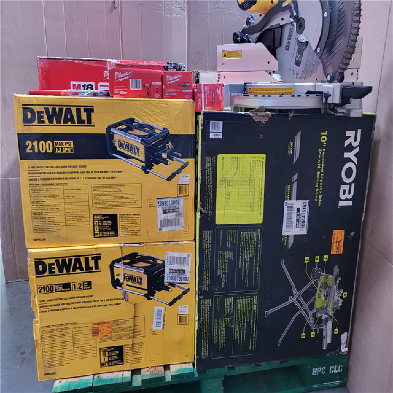 CALIFORNIA AS-IS TOOL PALLET