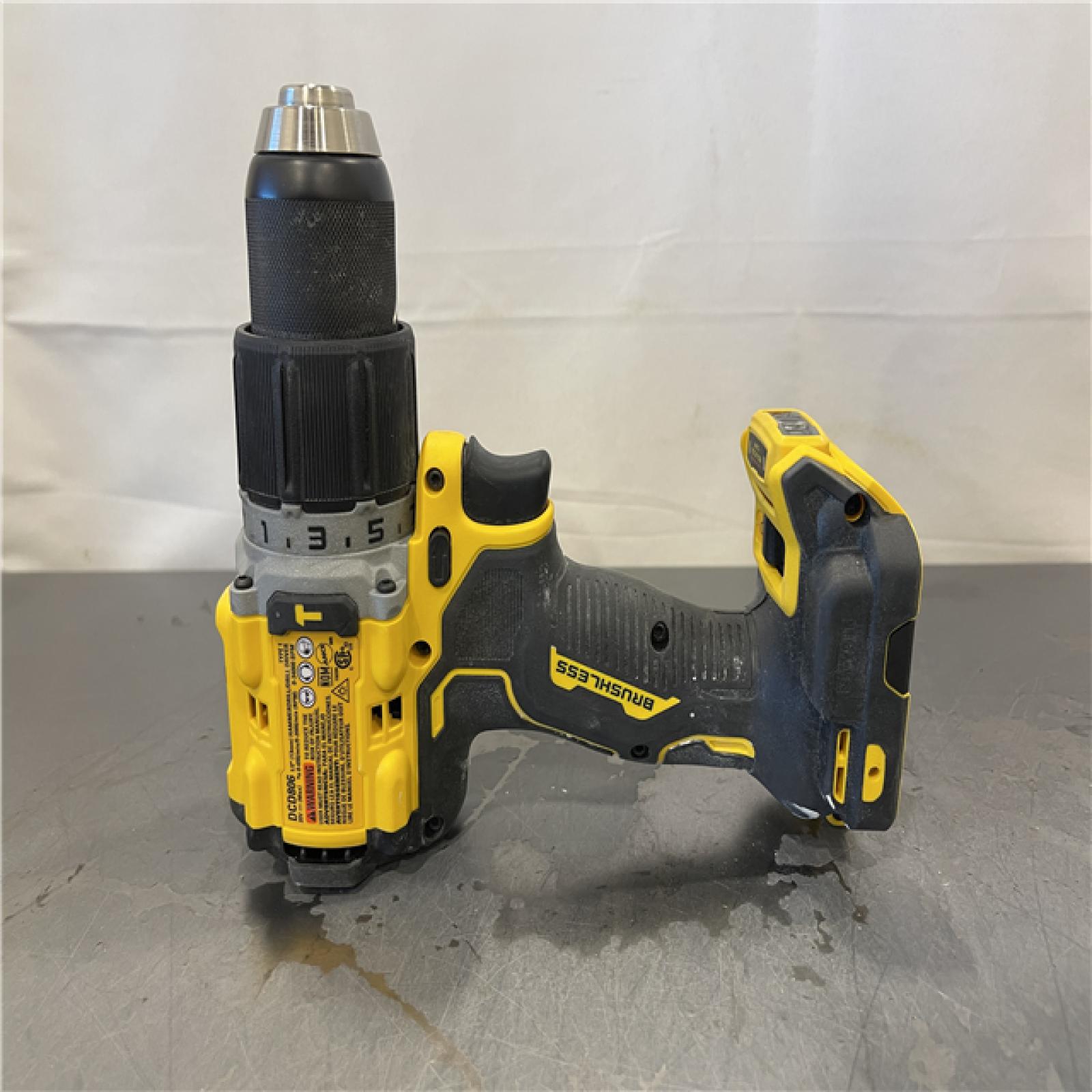AS-IS - DEWALT 20V MAX* XR Brushless Cordless 1/2 Hammer Drill