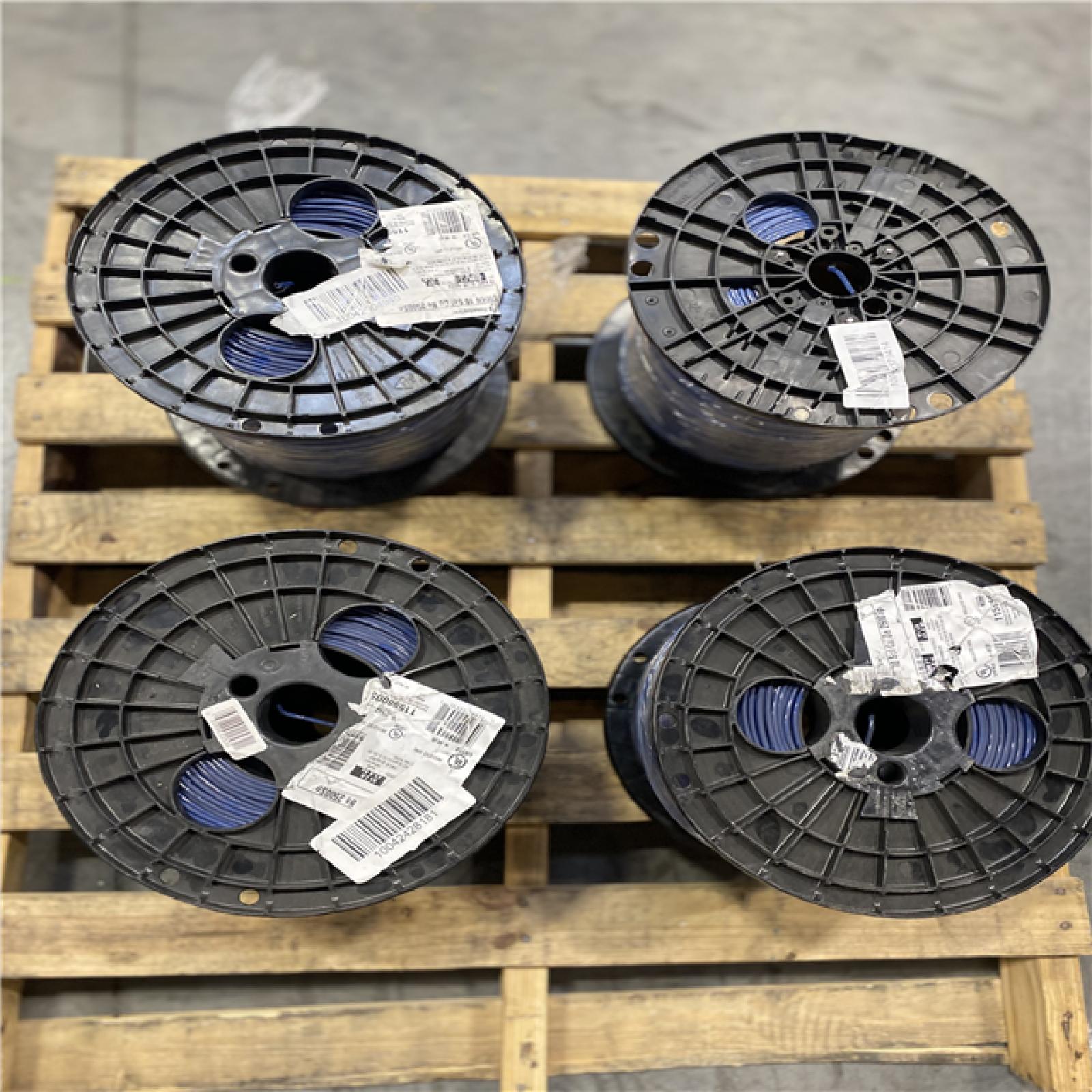 DALLAS LOCATION - Southwire 2,500 ft. 10 Blue Solid CU THHN Wire PALLET (SEE NOTES)
