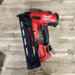HOUSTON LOCATION - AS-IS (APPEARS LIKE NEW) Milwaukee 2841-20 18V Cordless Gen II 16 Gauge Angled Finish Nailer (Tool Only)