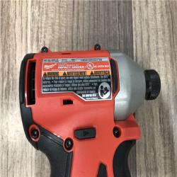 AS-IS Milwaukee 18V Lithium-Ion Brushless Cordless 1/4 in. Compact Impact Driver (Tool Only)