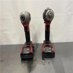 AS-IS- Milwaukee 18V Cordless Brushed 2-Tool Drill/Driver and Impact Driver Kit