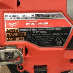 AS-IS Milwaukee FUEL 12-Volt Lithium-Ion Brushless Cordless Hammer Drill and Impact Driver Combo Kit