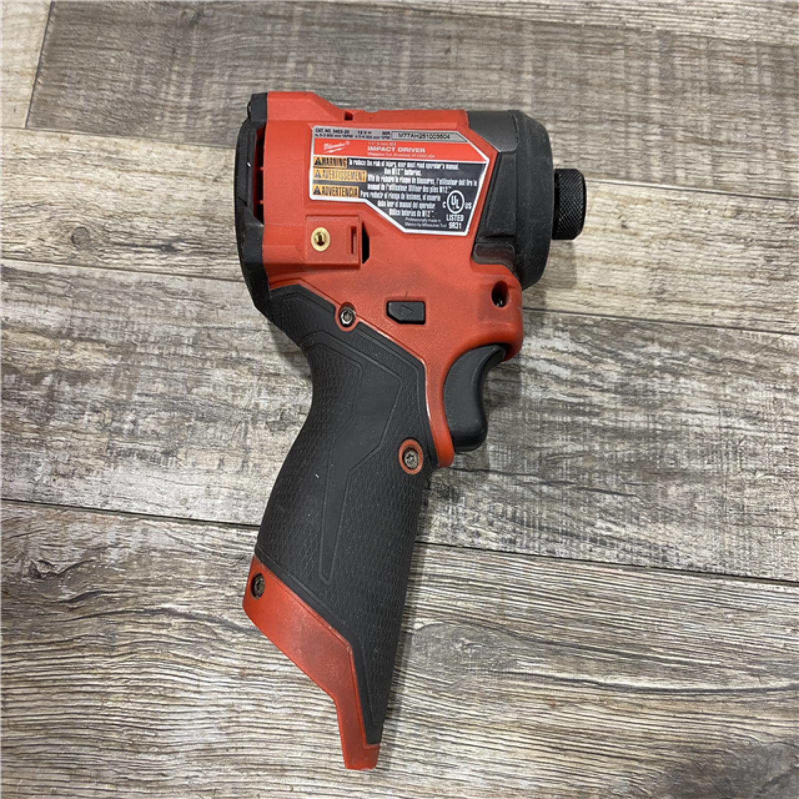 AS-IS Milwaukee FUEL 12-Volt Lithium-Ion Brushless Cordless 1/4 in. Hex Impact Driver Compact Kit