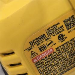 AS-IS DEWALT 20-Volt MAX 7-1/4 in. Cordless Circular Saw (Tool Only)