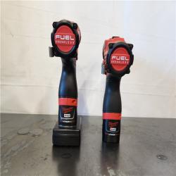 AS-IS- Milwaukee 12V Brushless Hammer Drill and Impact Driver Combo Kit