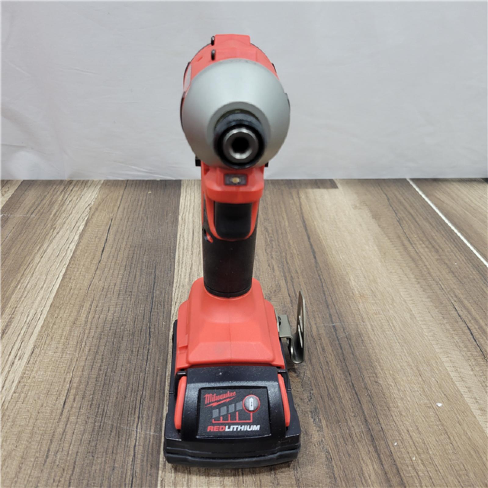 AS-IS  Milwaukee M18 Compact Brushless 1/4  Hex Impact Driver Kit