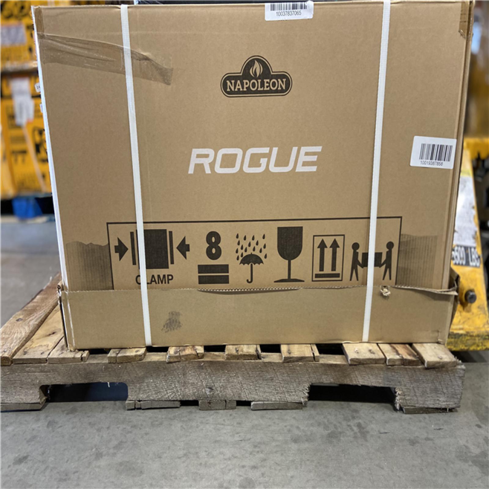 DALLAS LOCATION - NAPOLEON Rogue 4-Burner Propane Gas Grill in Stainless Steel with Infrared Rear and Side Burners
