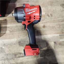 HOUSTON LOCATION - AS-IS (APPEARS LIKE NEW) Milwaukee FUEL 18V Lithium-Ion Brushless Cordless 1/2 in. Impact Wrench w/Friction Ring Kit