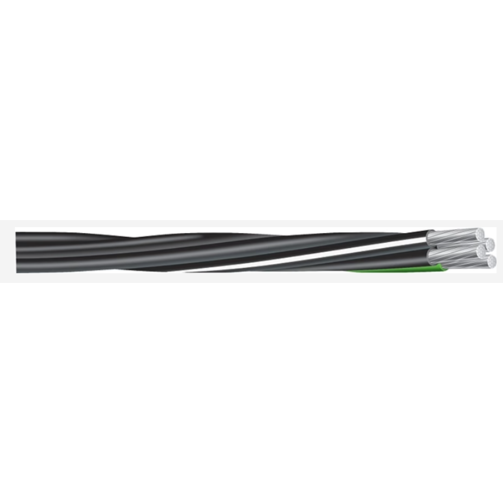 DALLAS LOCATION - SOUTHWIRE Compact Stranded 8000 Series 4/04/04/02/0X500 Service Entrance Cable  200 A  4-Conductor (500 FT)
