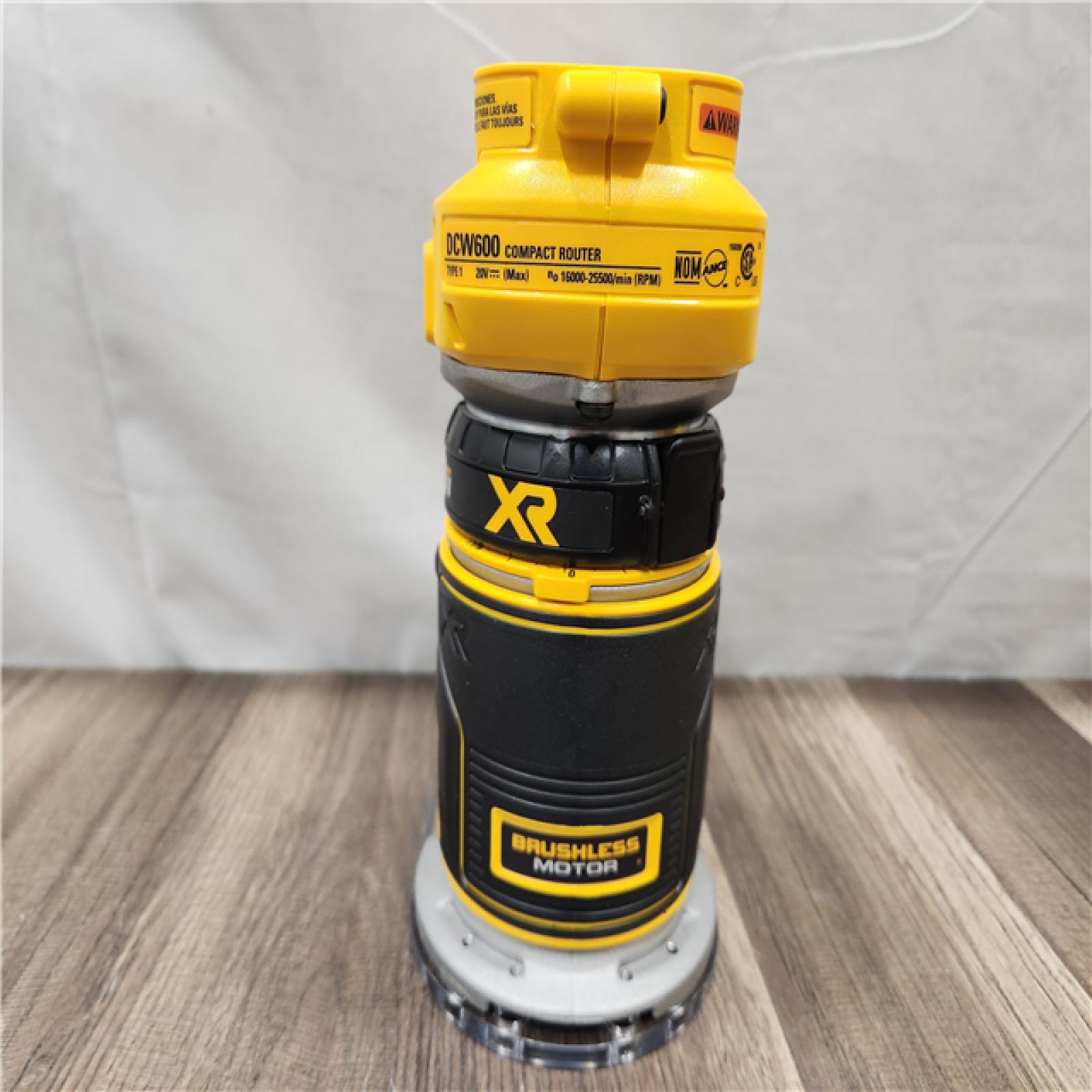 AS-IS- Dewalt 20V MAX XR Brushless Cordless Compact Router (Tool Only)