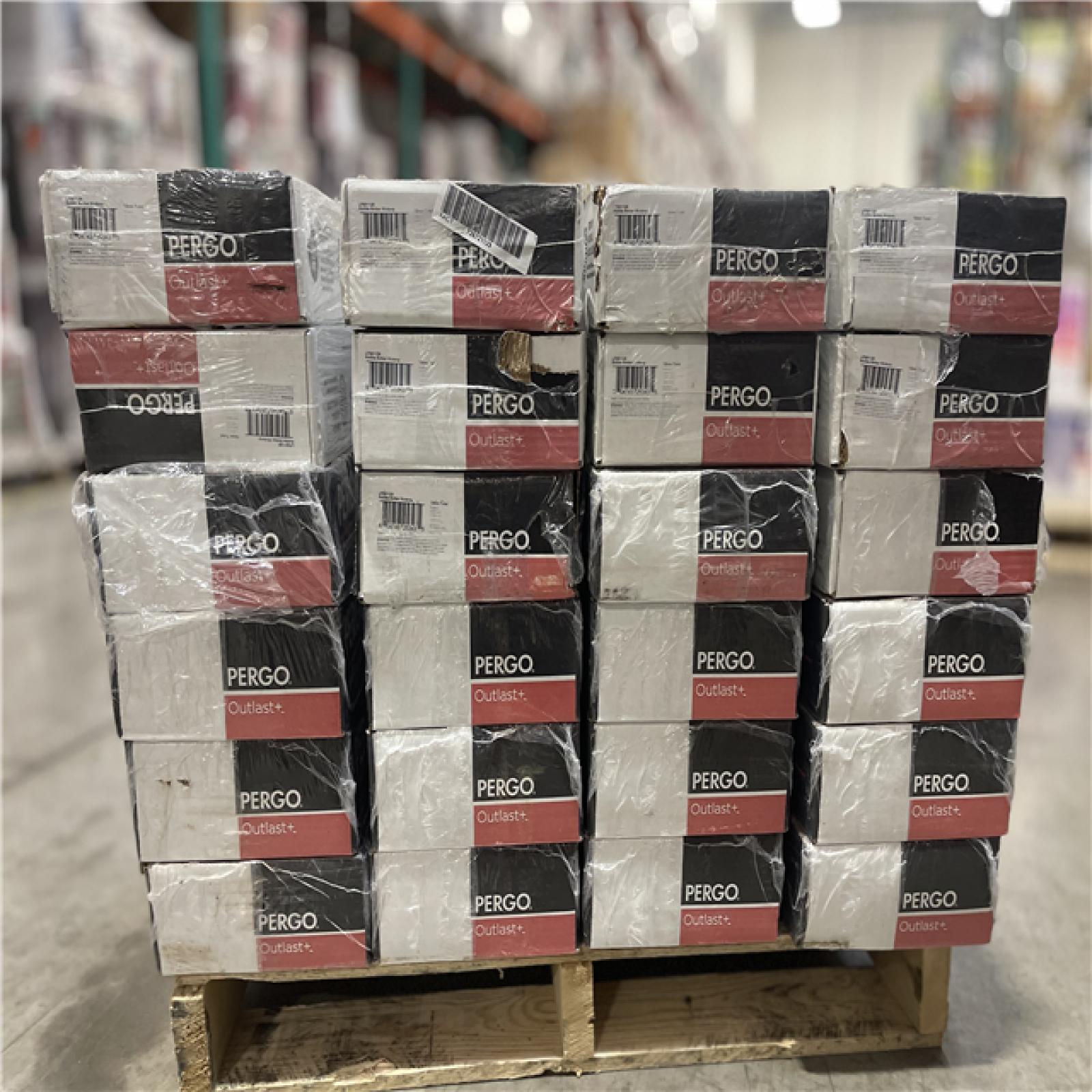 DALLAS LOCATION- Pergo Outlast+ Hobbs Amber Hickory 12 mm T x 7.4 in. W Waterproof Laminate Wood Flooring (19.63 sq.ft./case) Pallet (24 cases)
