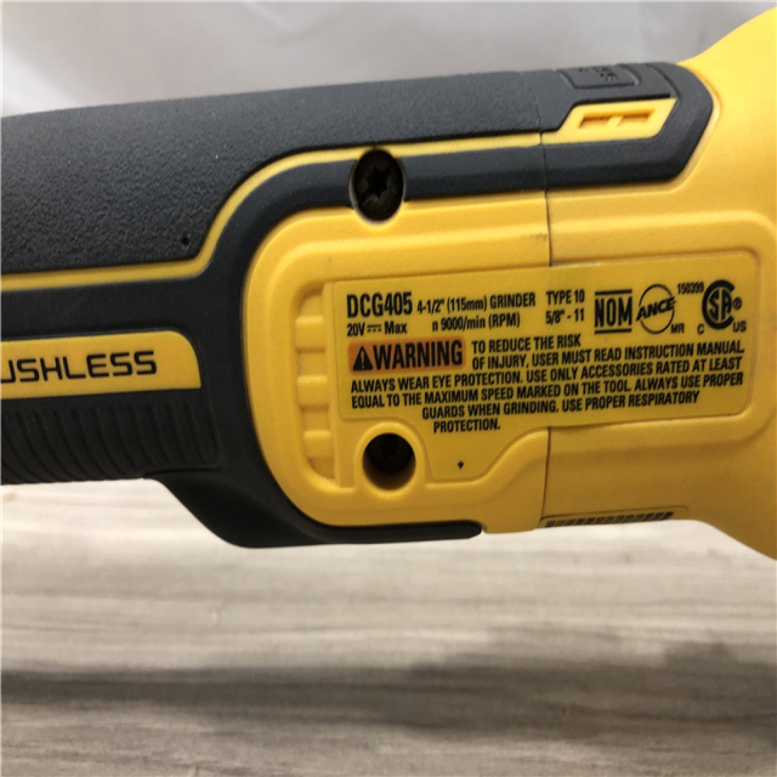 AS-IS DeWalt DCG405 20V XR Cordless 125mm Angle Grinder (Tool Only)