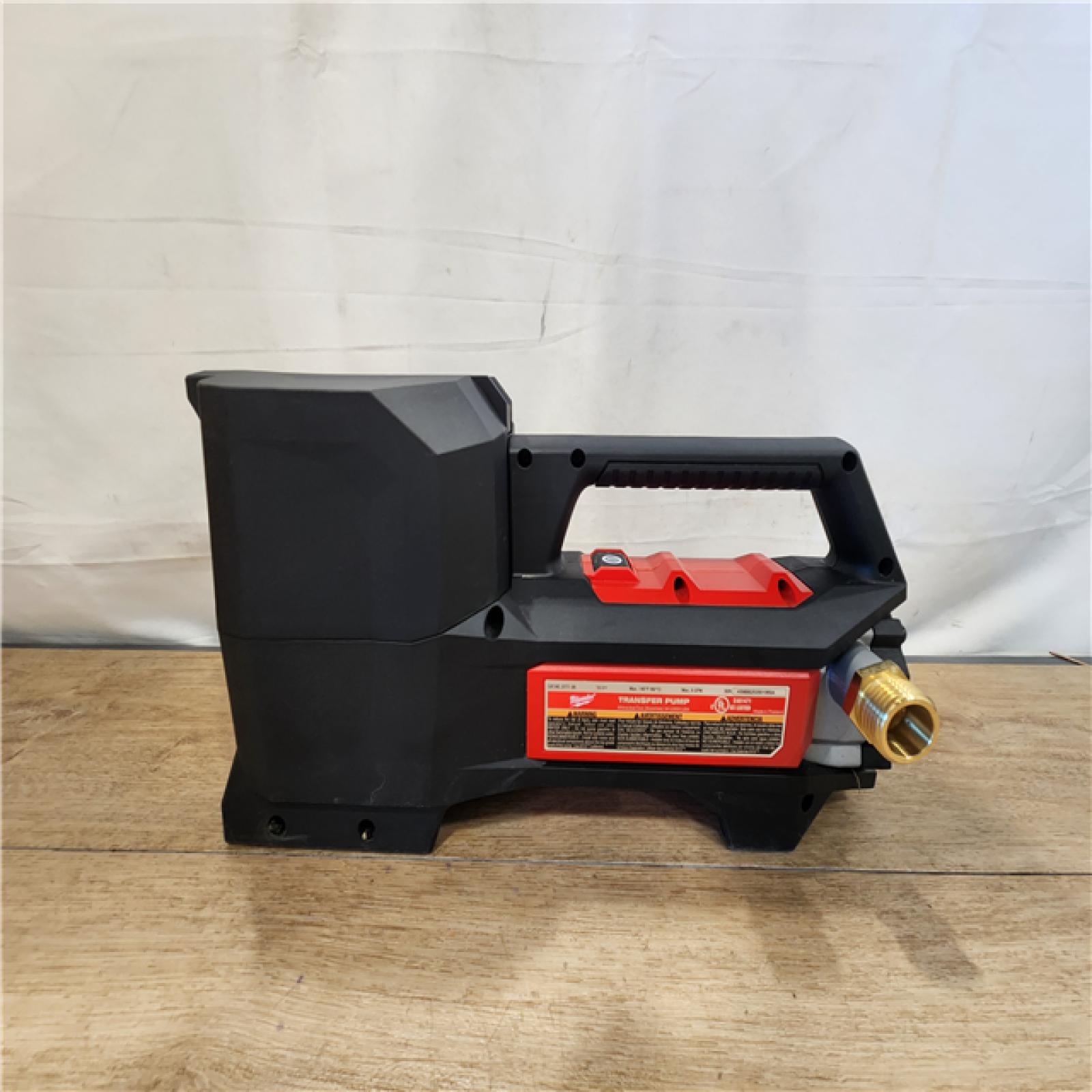AS-IS- Milwaukee 18-Volt 1/4 HP Lithium-Ion Cordless Transfer Pump (Tool Only)