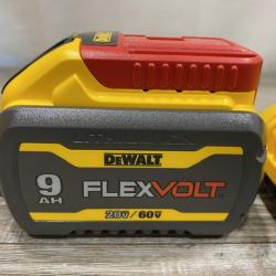 AS-IS DEWALT 20V/60V MAX FLEXVOLT Lithium-Ion 9.0Ah Battery and Charger Starter Kit