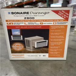 DALLAS LOCATION- NEW! BONAIRE DURANGO 2800 CFM  110-Volt 3-Speed Window Evaporative Cooler