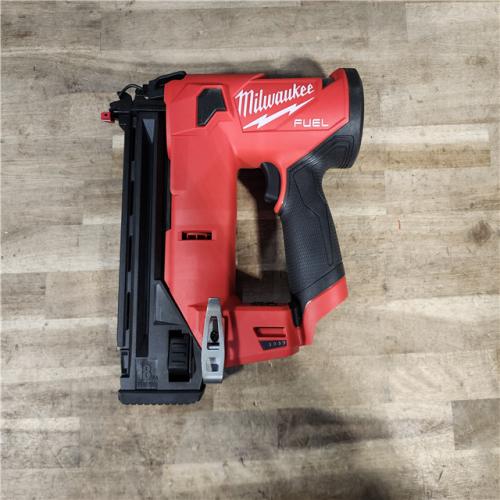 HOUSTON LOCATION - AS-IS M12 FUEL 12-Volt Lithium-Ion Brushless Cordless 18-Guage Compact Brad Nailer (Tool Only)