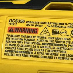 AS-IS DEWALT 20V MAX XR Cordless Brushless 3-Speed Oscillating Multi Tool Kit