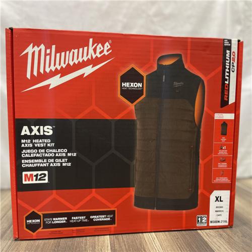 NEW!  - Milwaukee Heated Vest Polyester Zipper Men XL