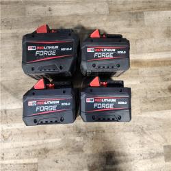 HOUSTON LOCATION - AS-IS MILWAUKEE FORGE BATTERY PACK QTY - 4