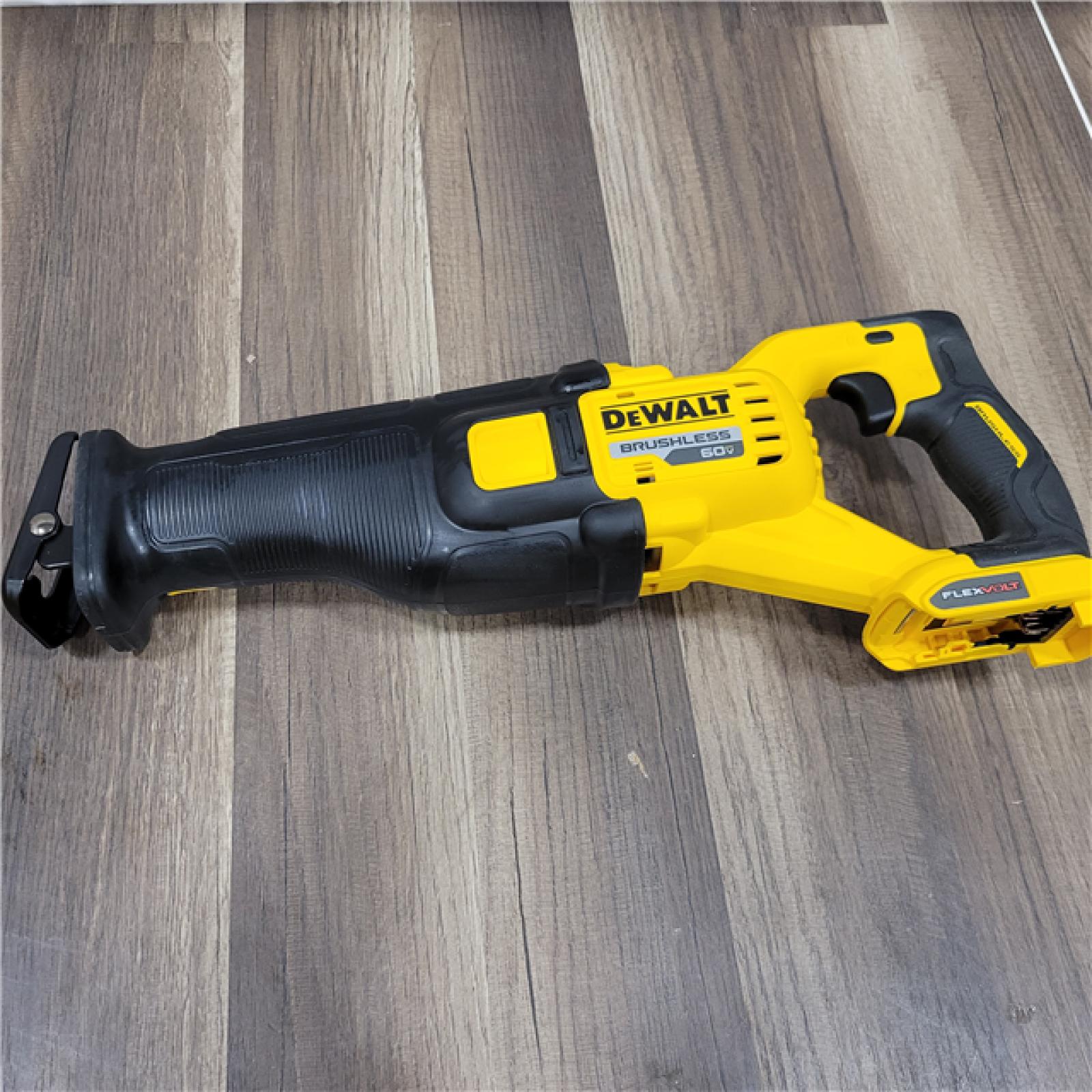 AS-IS  DeWalt DCS389B FLEXVOLT 60V MAX Cordless Brushless Reciprocating Saw (Tool-Only)